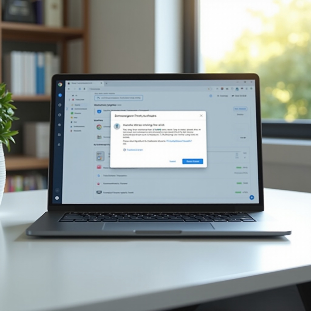 Chromebook-päivitykset on estetty ylläpitäjän toimesta