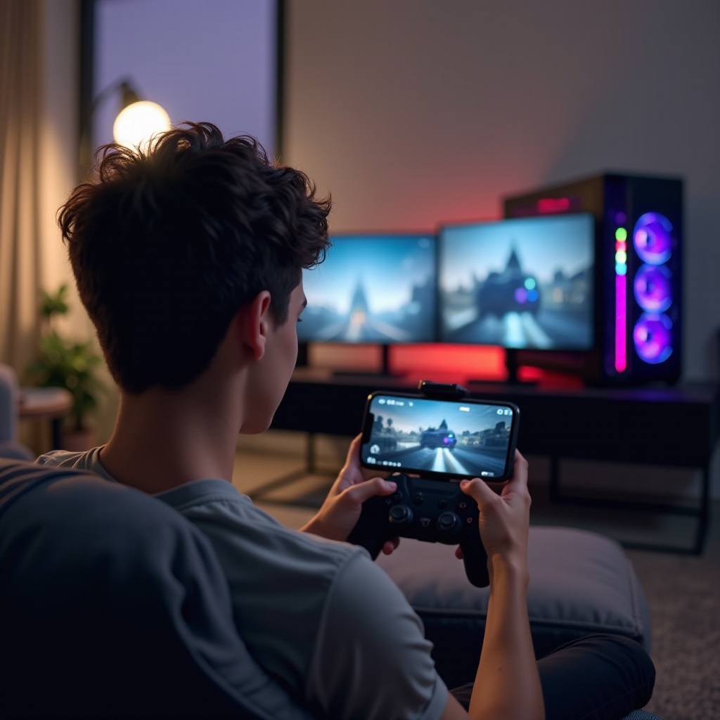 jak grać w gry PC na Androidzie