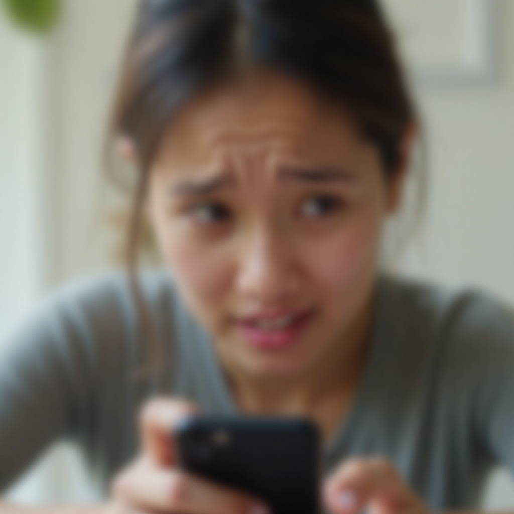 dlaczego mój telefon jest rozmazany
