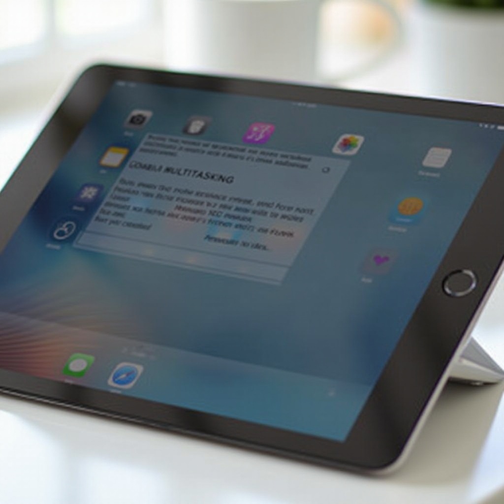 ปิดการทำงานหลายอย่างบน iPad iOS 15