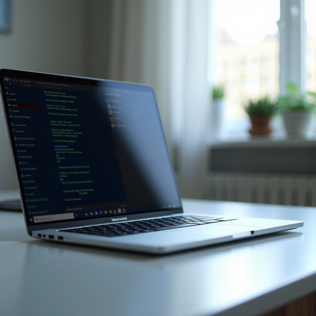 problem z wyświetlaniem połowy ekranu w laptopie