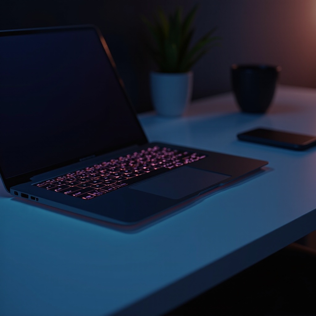 Paras opas kannettavan tietokoneen näppäimistön käyttöön työpöydällä.