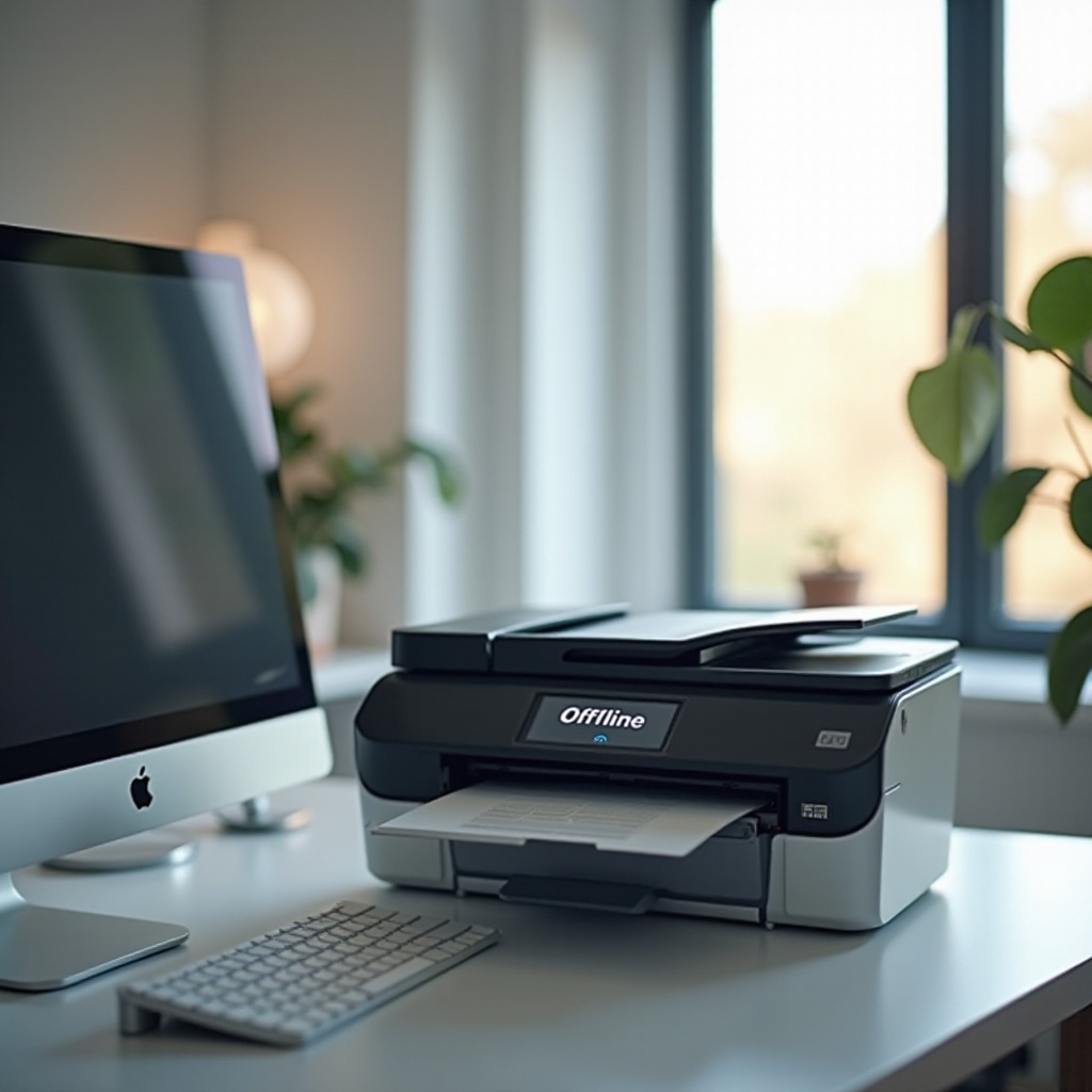why does printer say offline