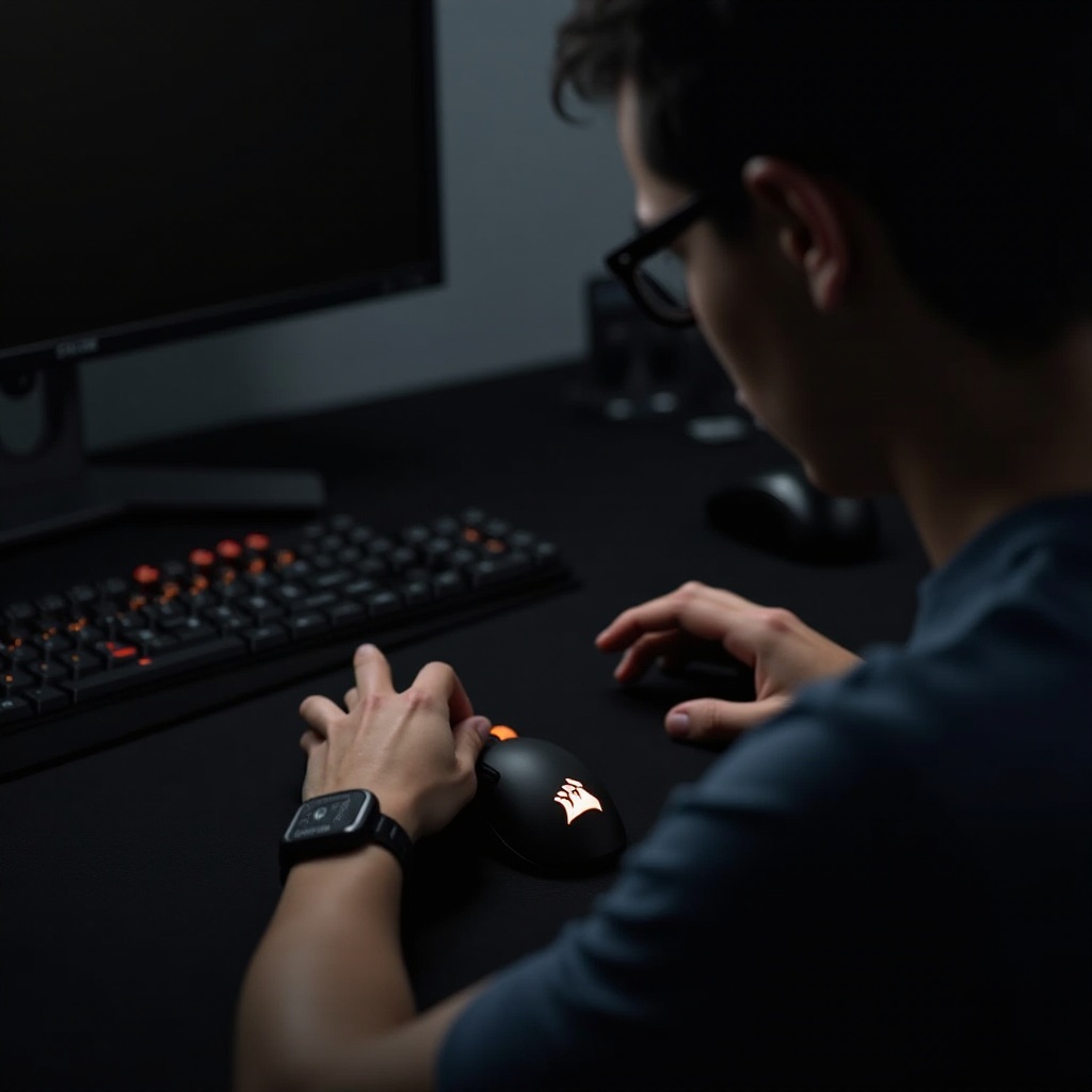 Corsair-muis werkt niet