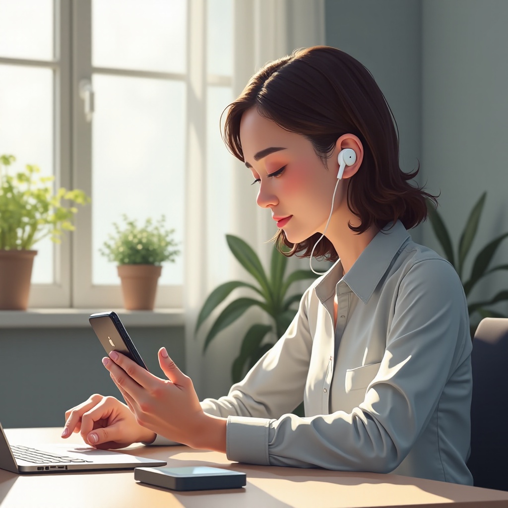 แอร์พอดของฉันเชื่อมต่ออยู่แต่เสียงออกจากโทรศัพท์