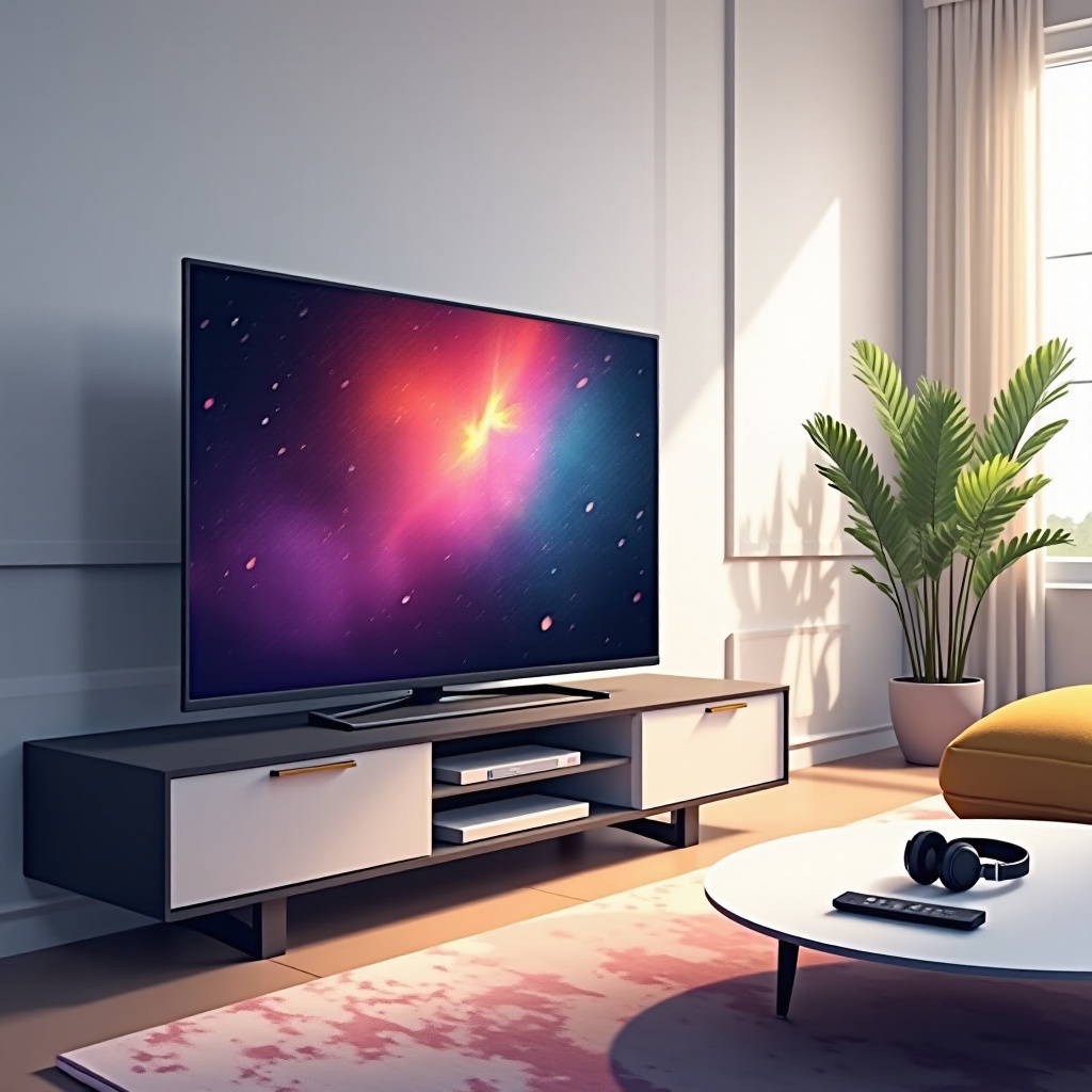헤드폰 출력이 있는 TV