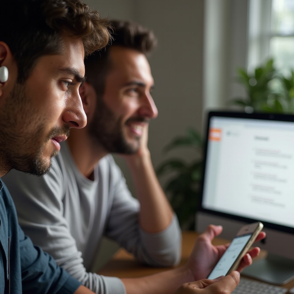 Airpods saya terhubung tetapi suara keluar dari ponsel