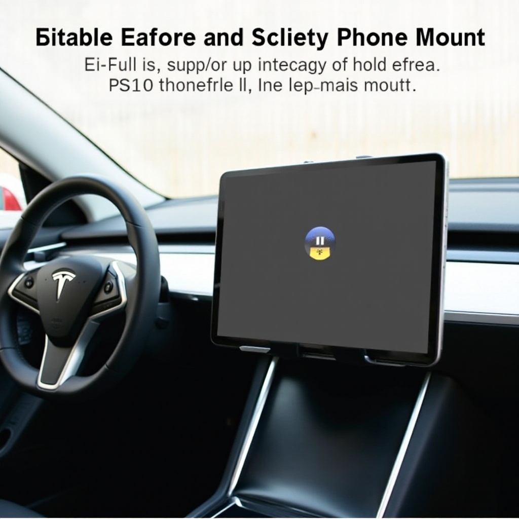 best tesla model 3 highland phone mount
