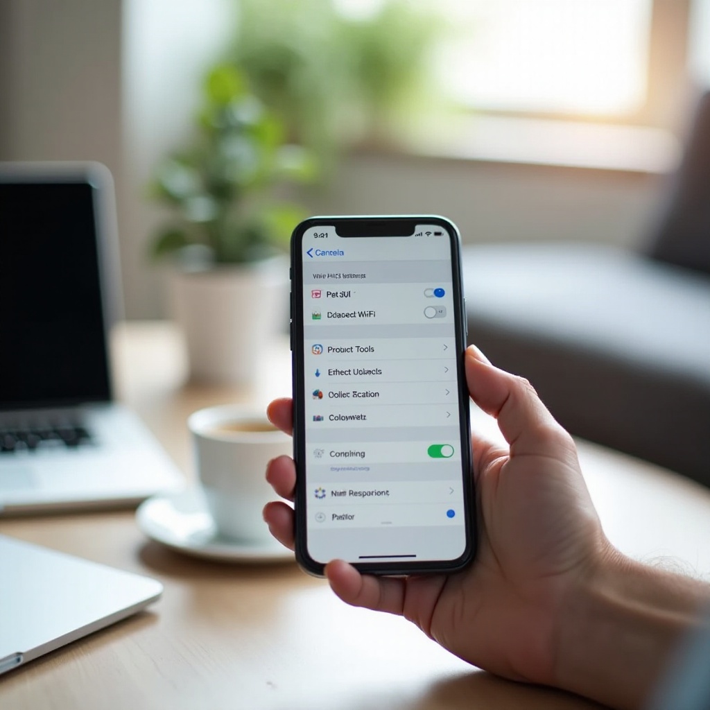 Pengaturan Wi-Fi lanjutan di iPhone