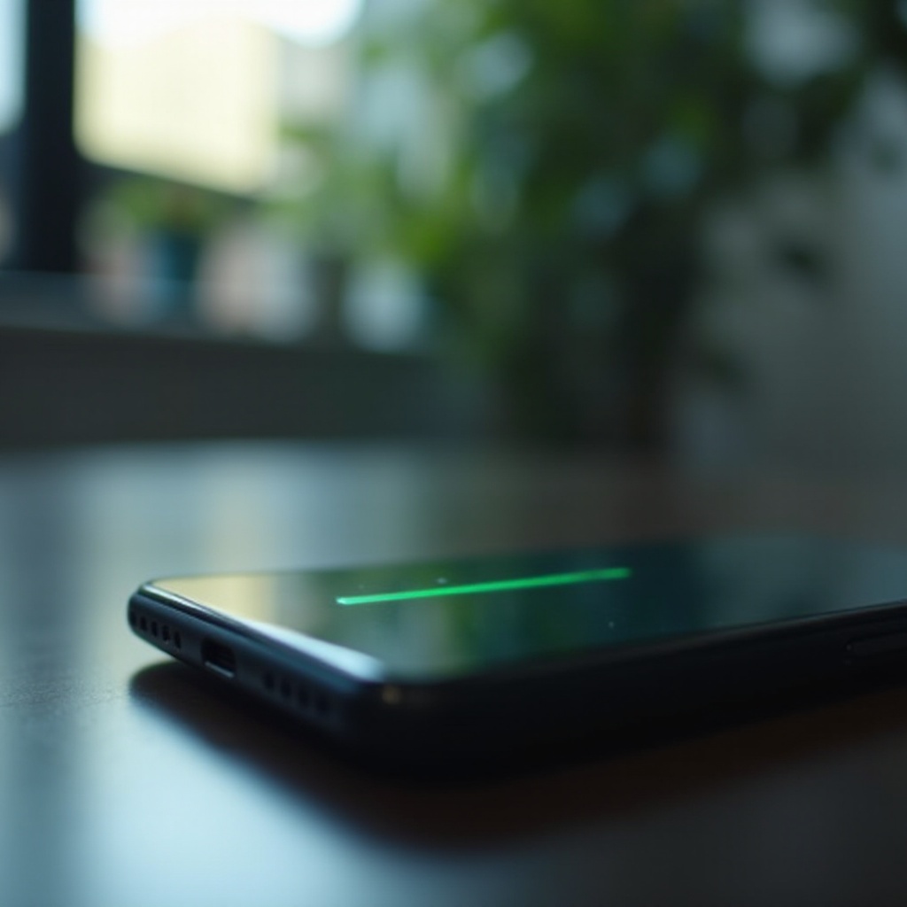 휴대폰 화면의 초록색 선이 사라질까요?