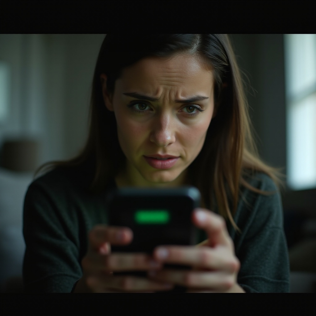 Poistuuko vihreä viiva puhelimeni näytöltä?