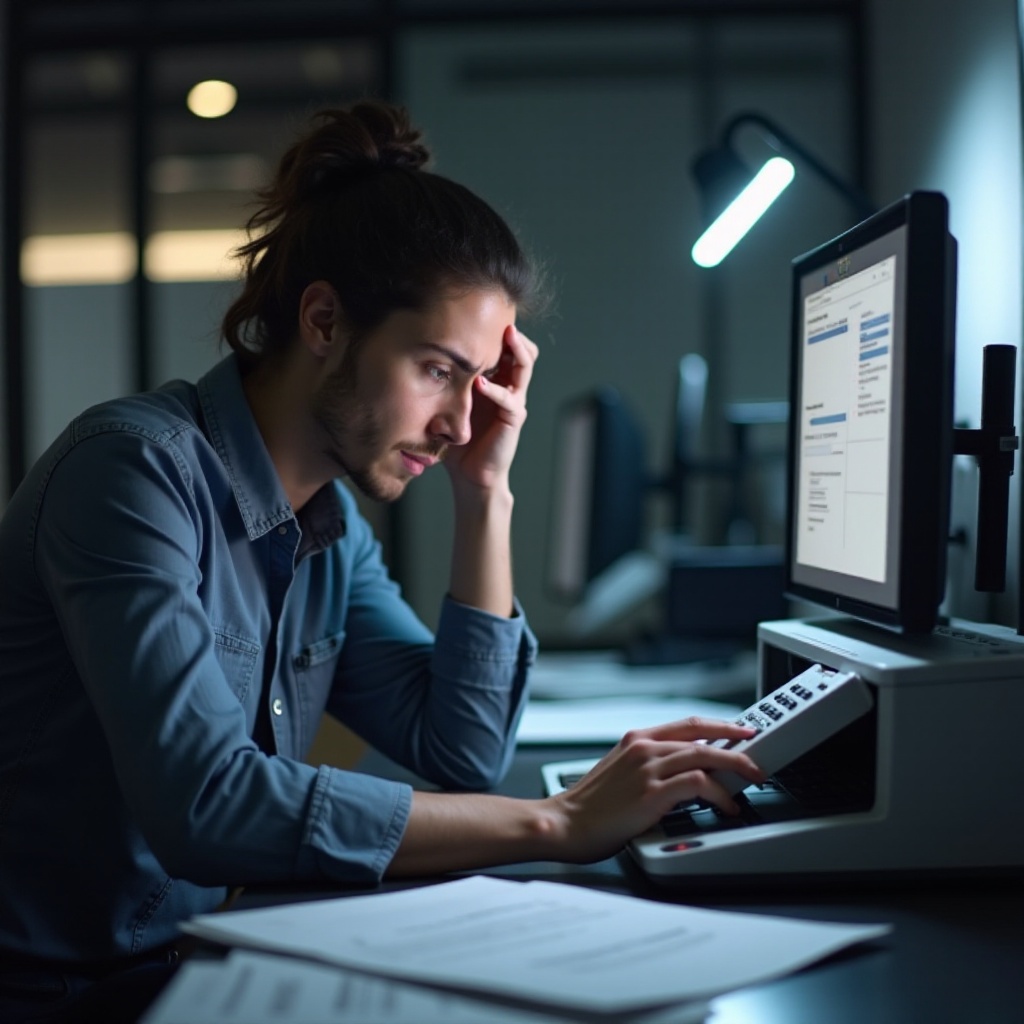 dlaczego drukarka mówi, że jest offline