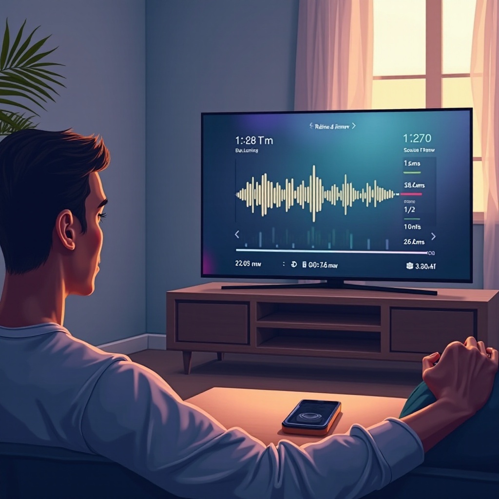 tv:n äänenvoimakkuus nousee ja laskee